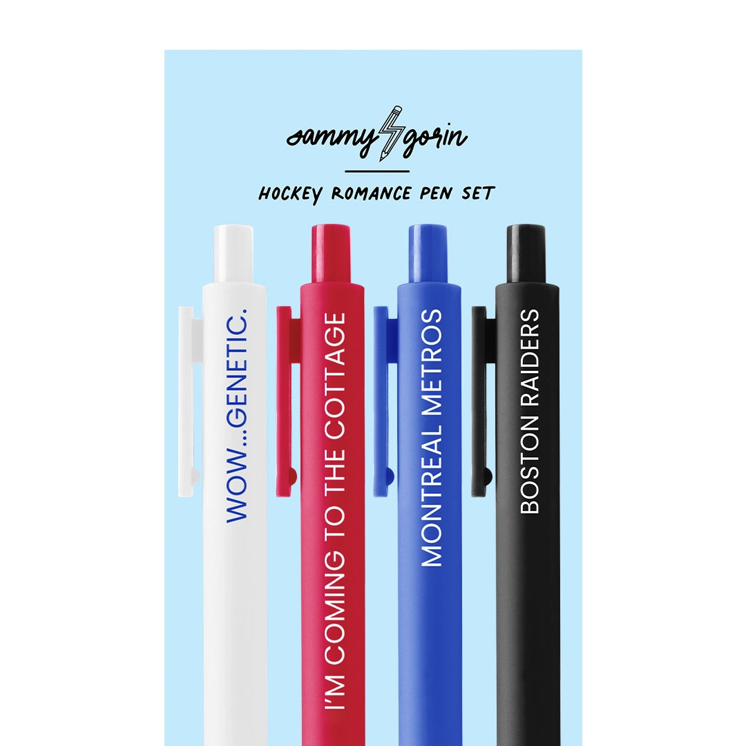 PREORDER - Hockey Romance Pen Set