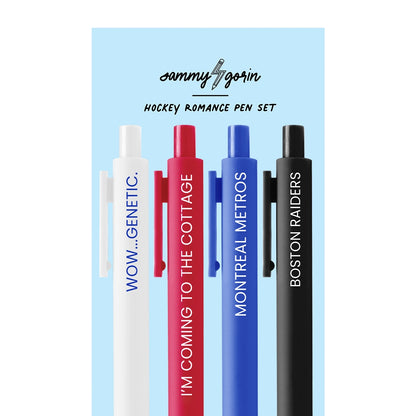 PREORDER - Hockey Romance Pen Set