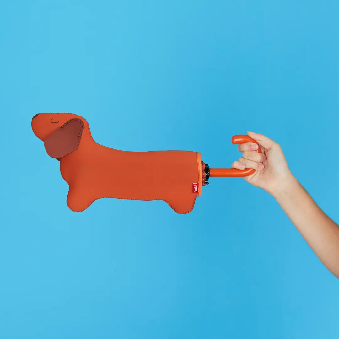 Balvi Dachshund Umbrella - Brown