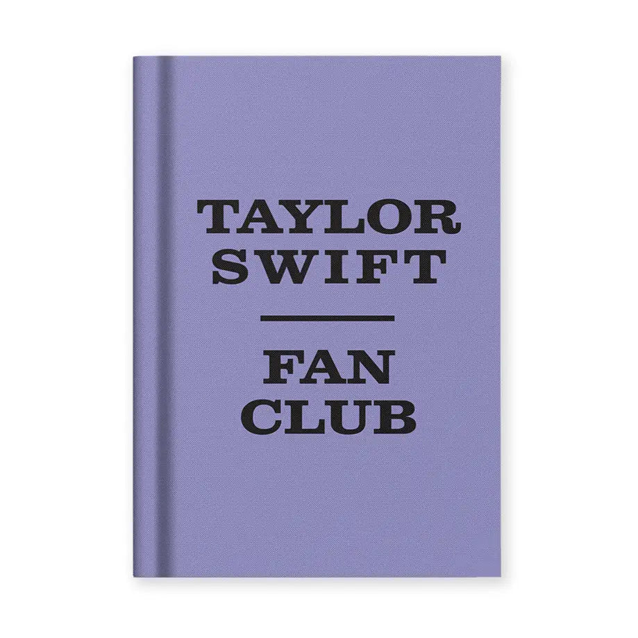 Taylor Swift Fan Club A7 Fabric Hardback Notebook