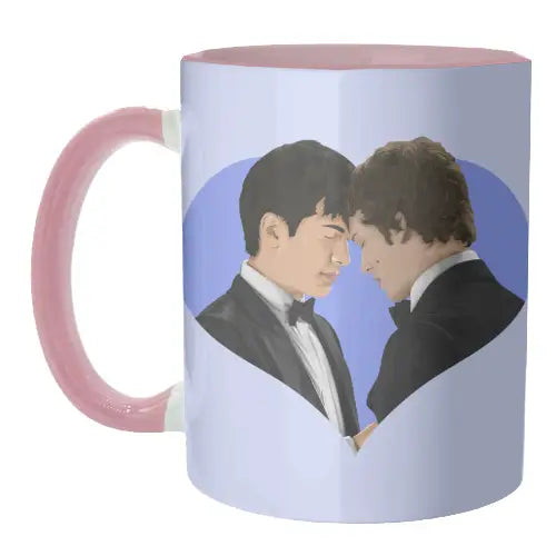 Heated Rivalry Hollander and Rozanov Illustrated Mug