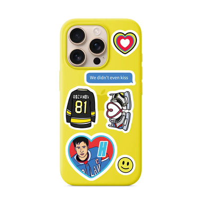 Hockey Romance A5 Sticker Sheet