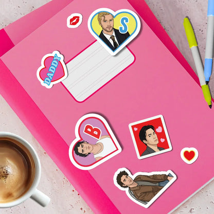 Hockey Hunks A5 Sticker Sheet