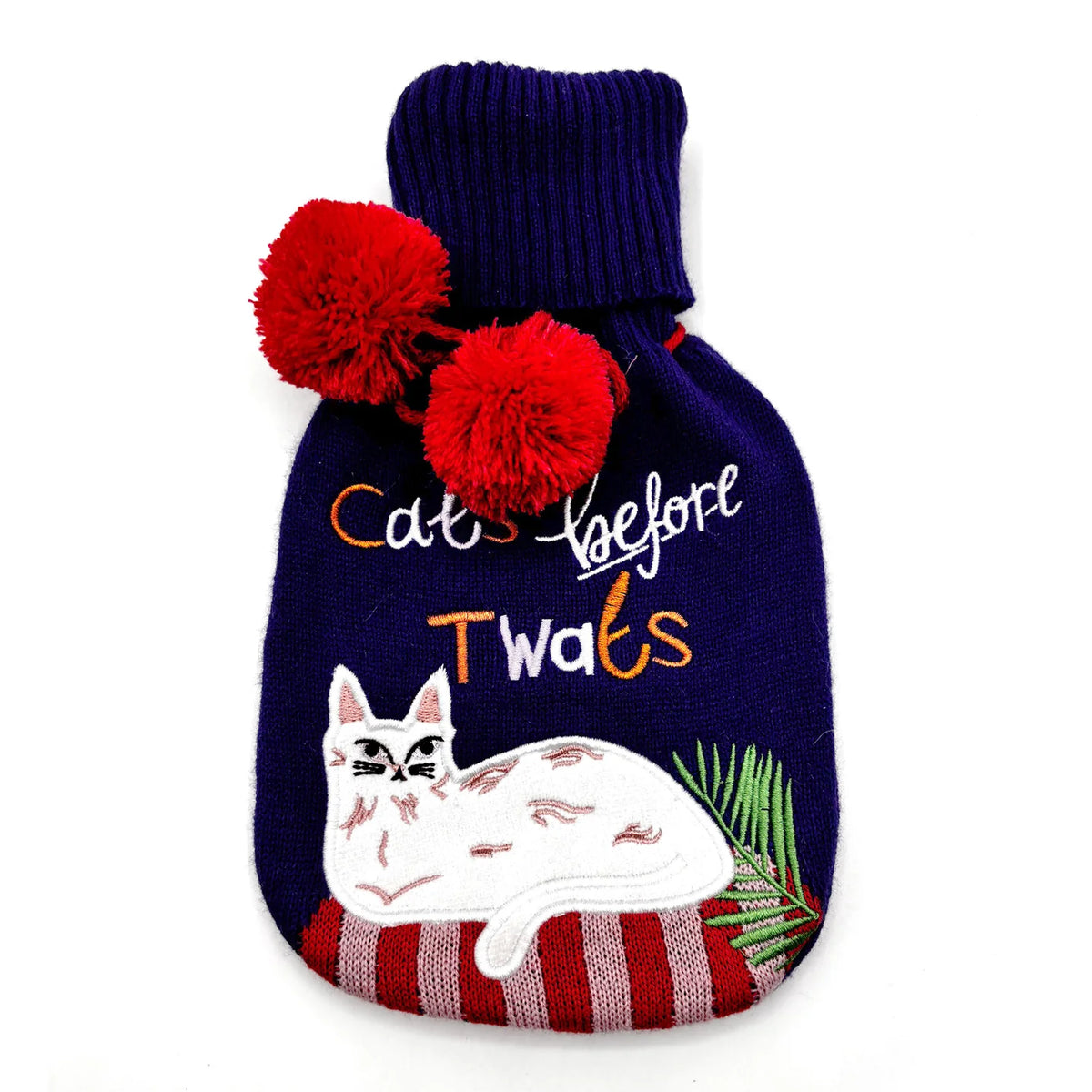 Catnip ‘Cat’s Before Twats’ Hot Water Bottle