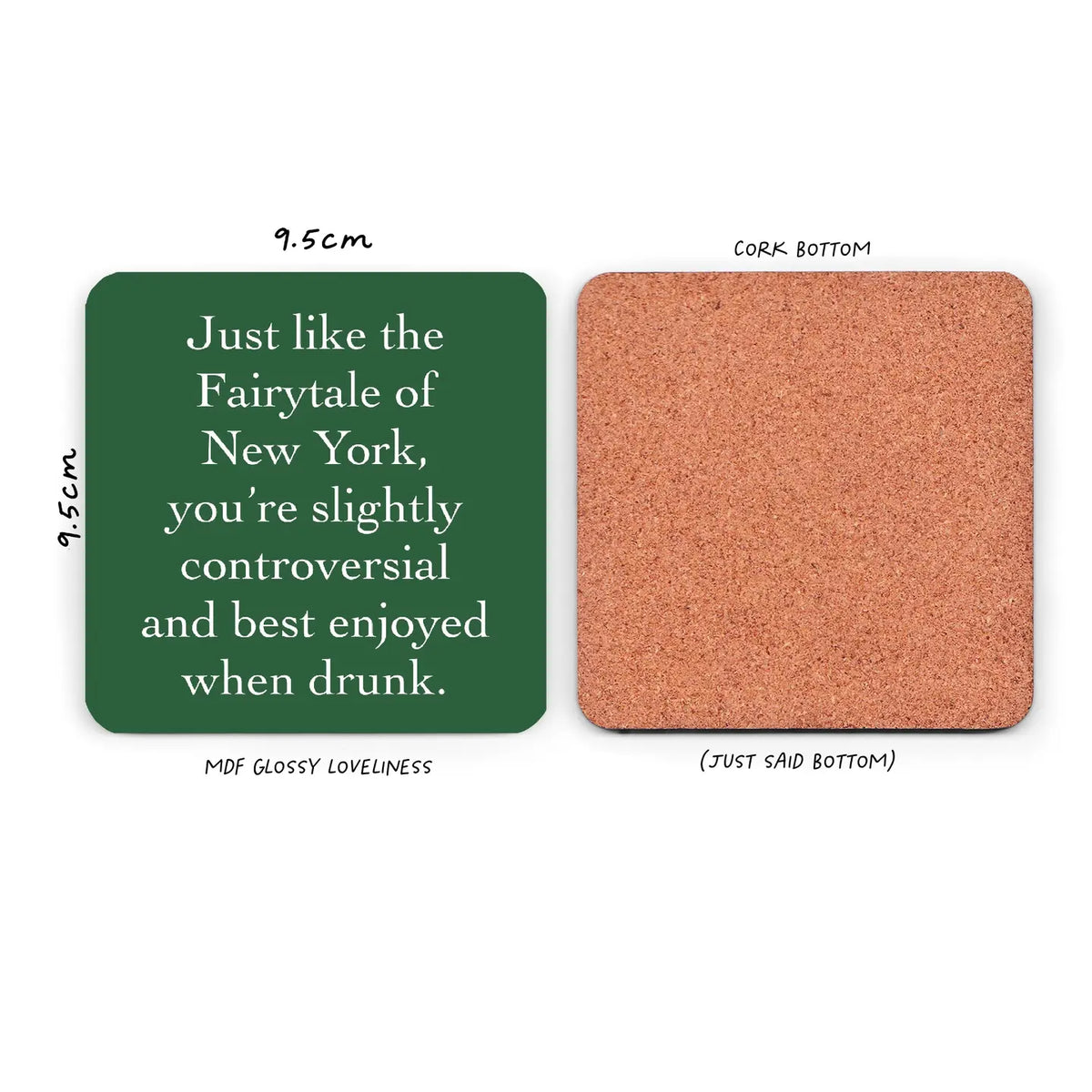 Christmas Coaster - Fairytale of New York