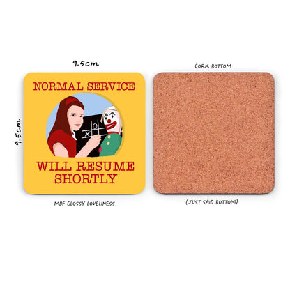 Coaster - Normal Service - Test Card Girl