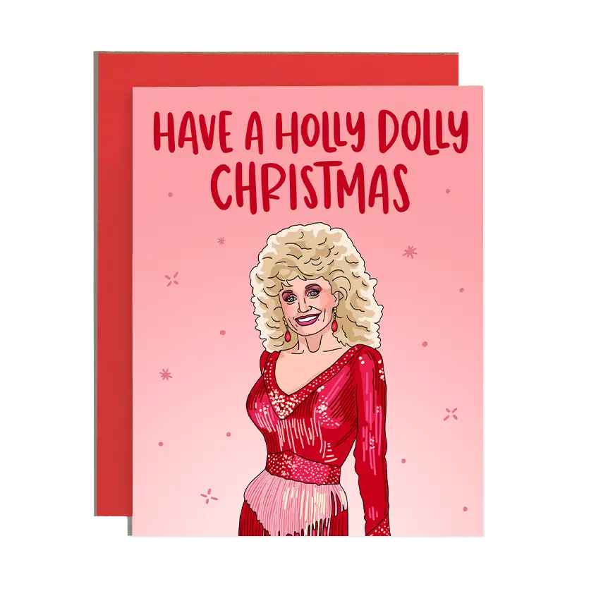 Hollydolly Christmas Greetings Card