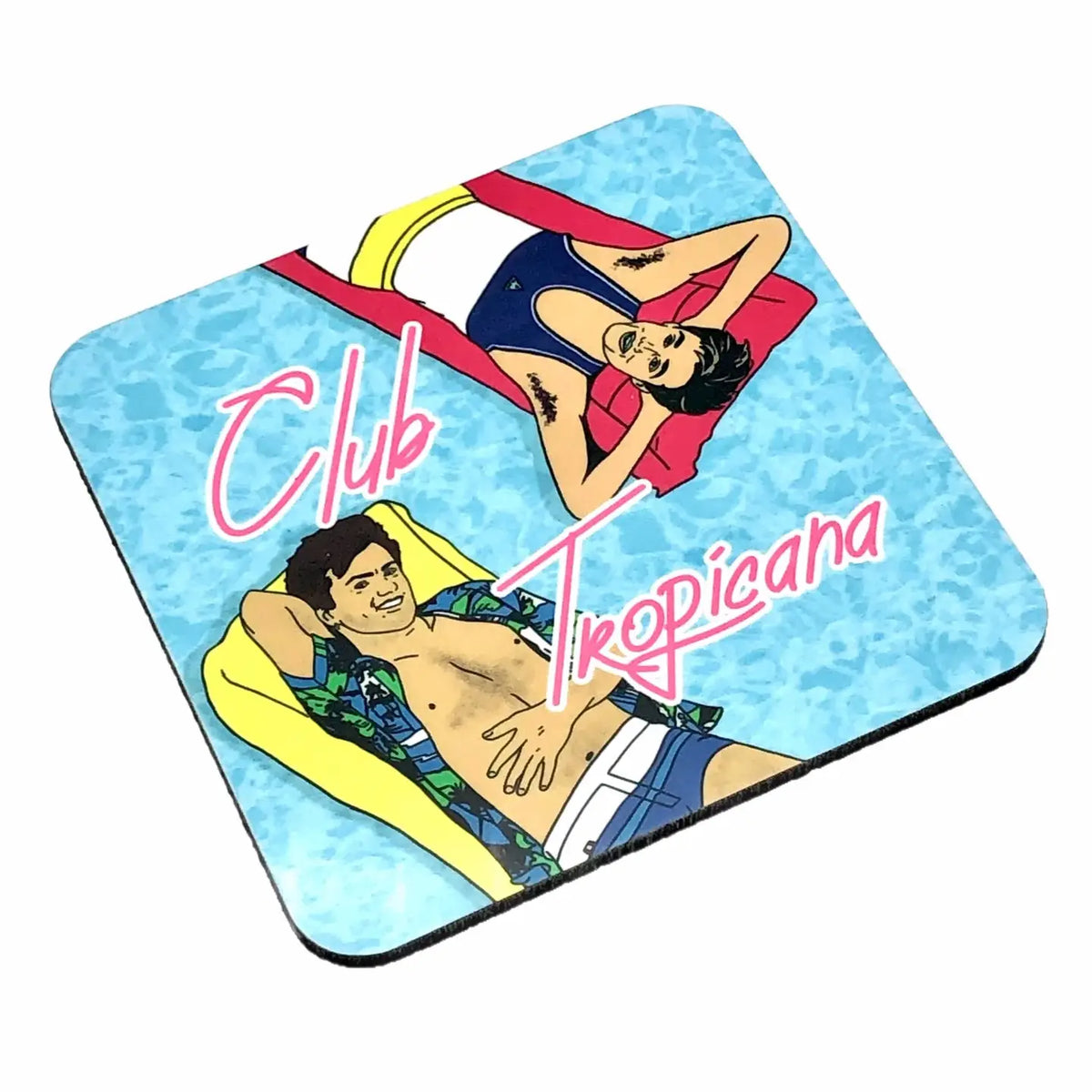 1980s Club Tropicana Wham  Inspired Drinks Coaster