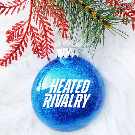 Heated Rivalry Bauble - Blue Glitter