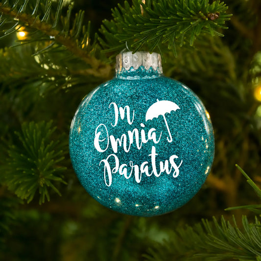 Gilmore Girls Bauble - Teal Glitter
