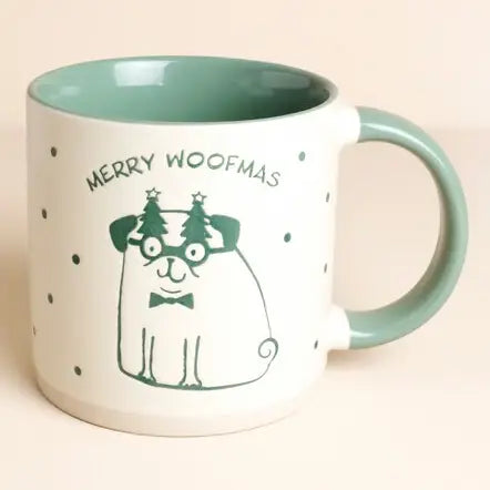 Ceramic Merry Woofmas Mug