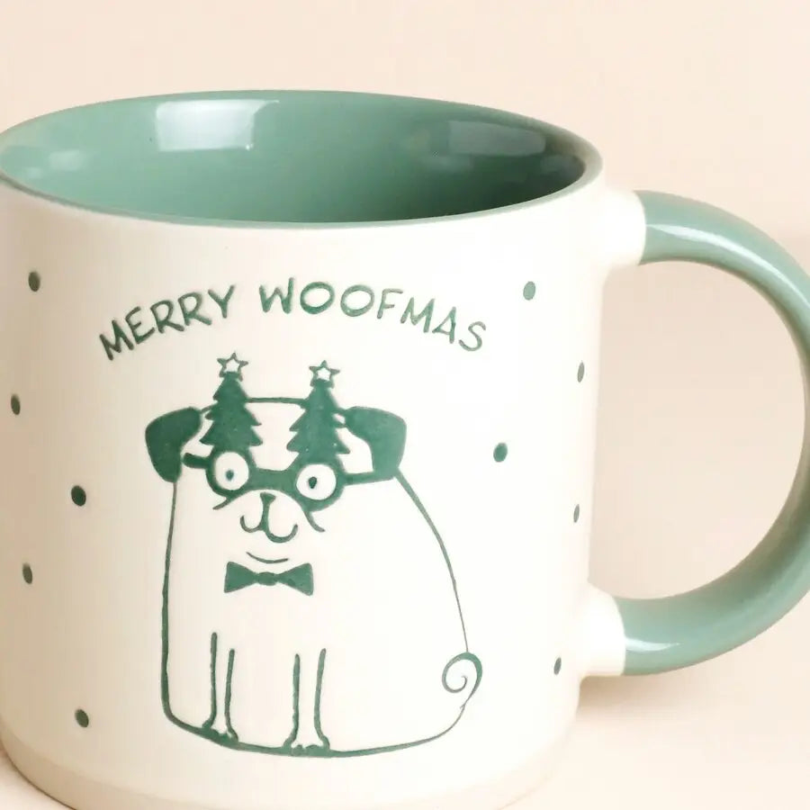Ceramic Merry Woofmas Mug