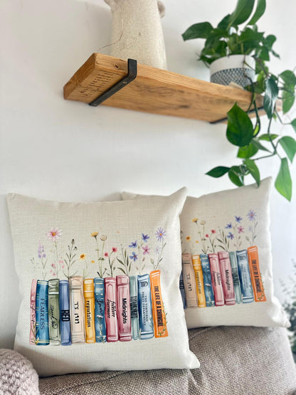 TS 12 - Books as Albums Cushion Cover
