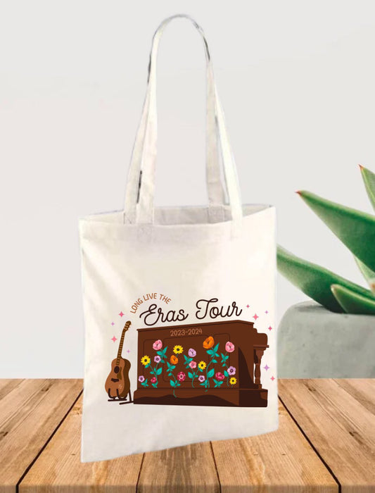 Surprise Song Linen Tote