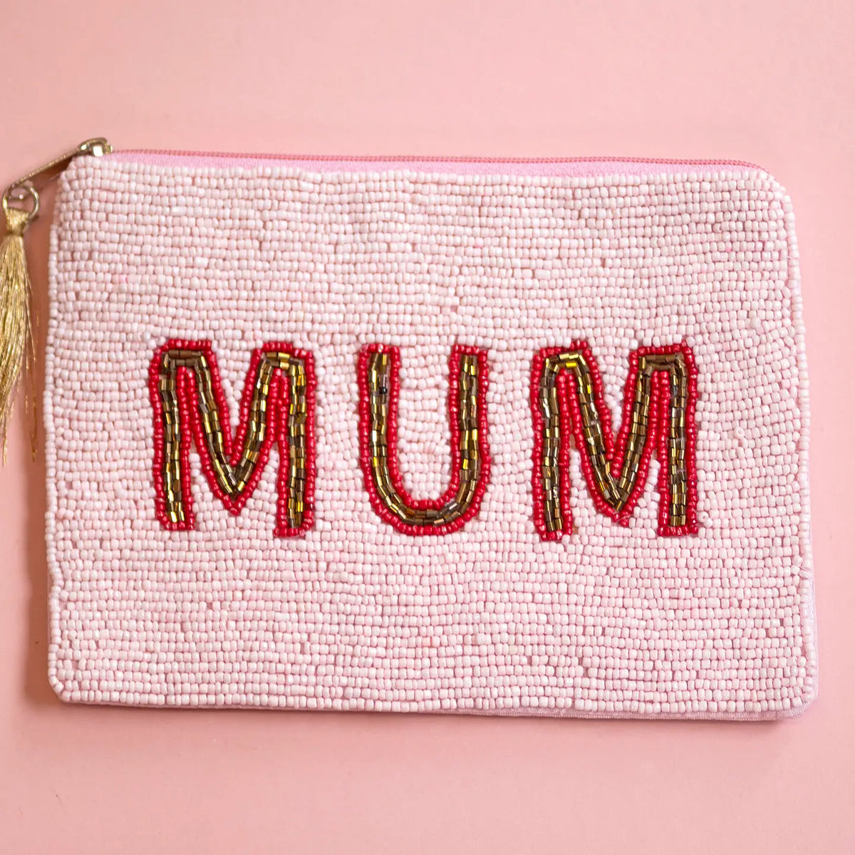 Beaded Zip Pouch - Various Designs