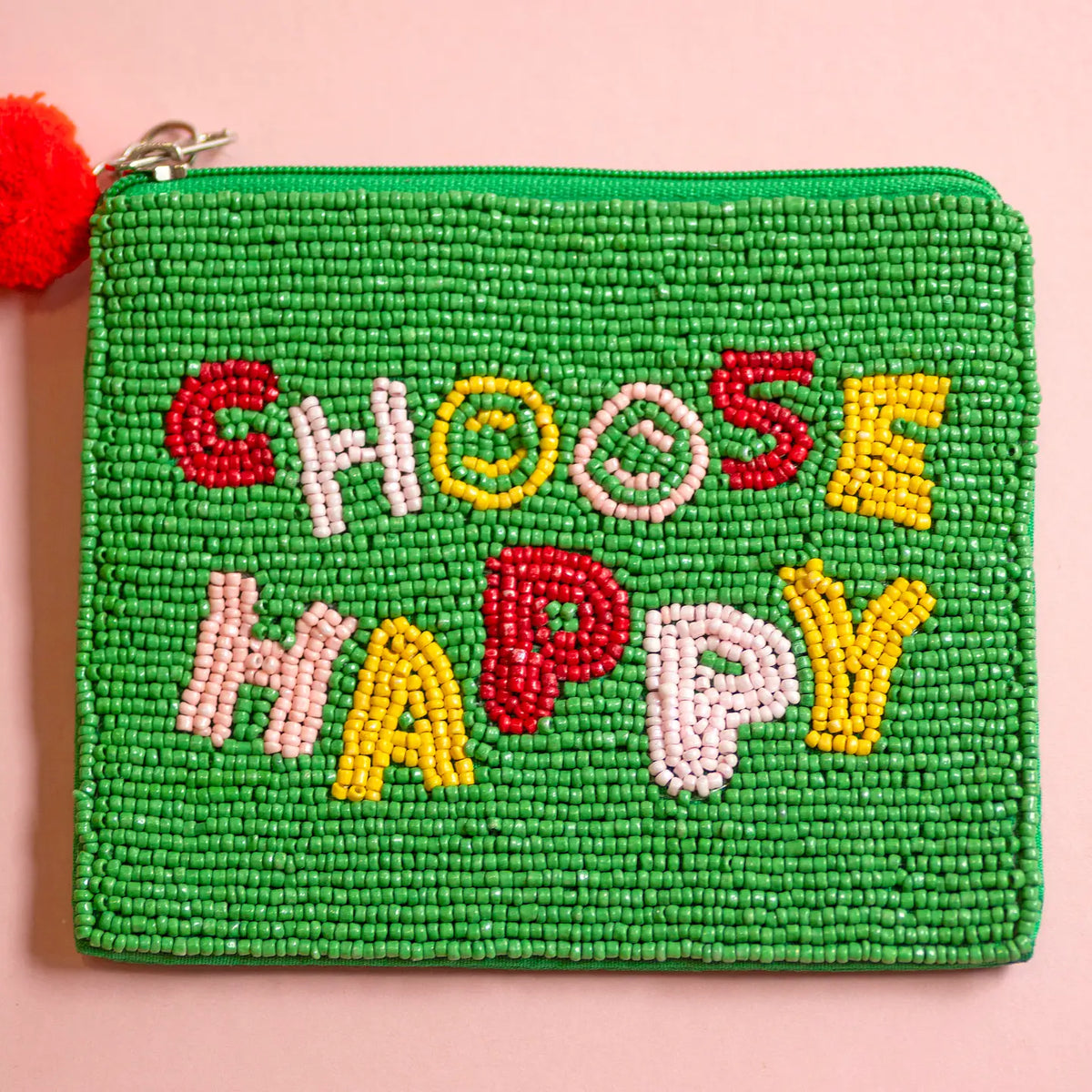 Beaded Zip Pouch - Various Designs