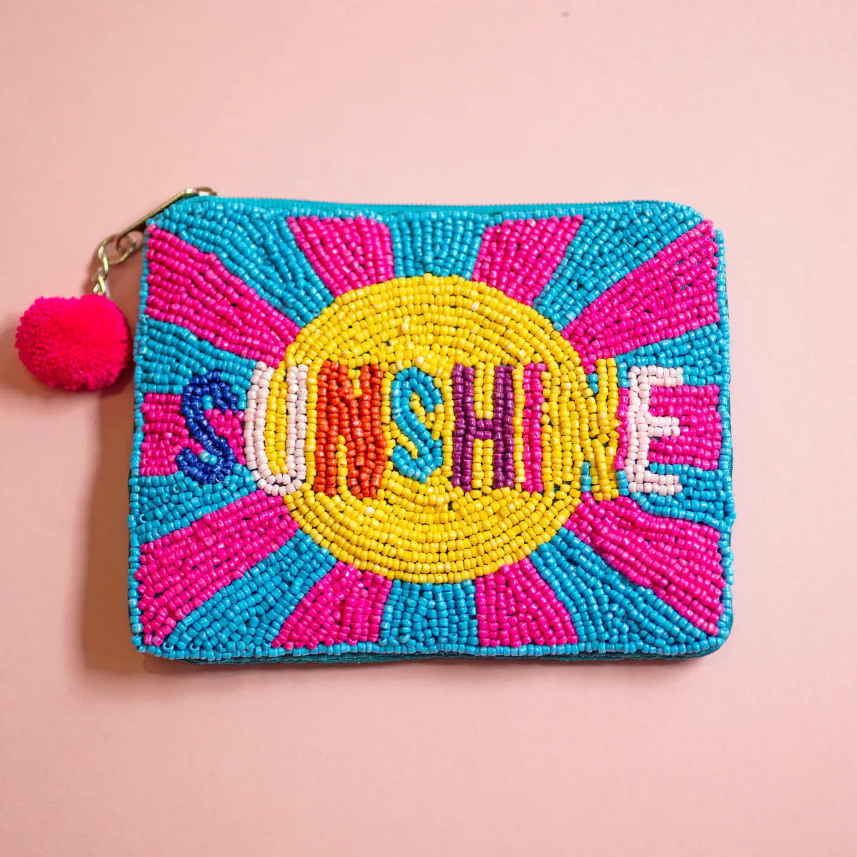 Beaded Zip Pouch - Various Designs