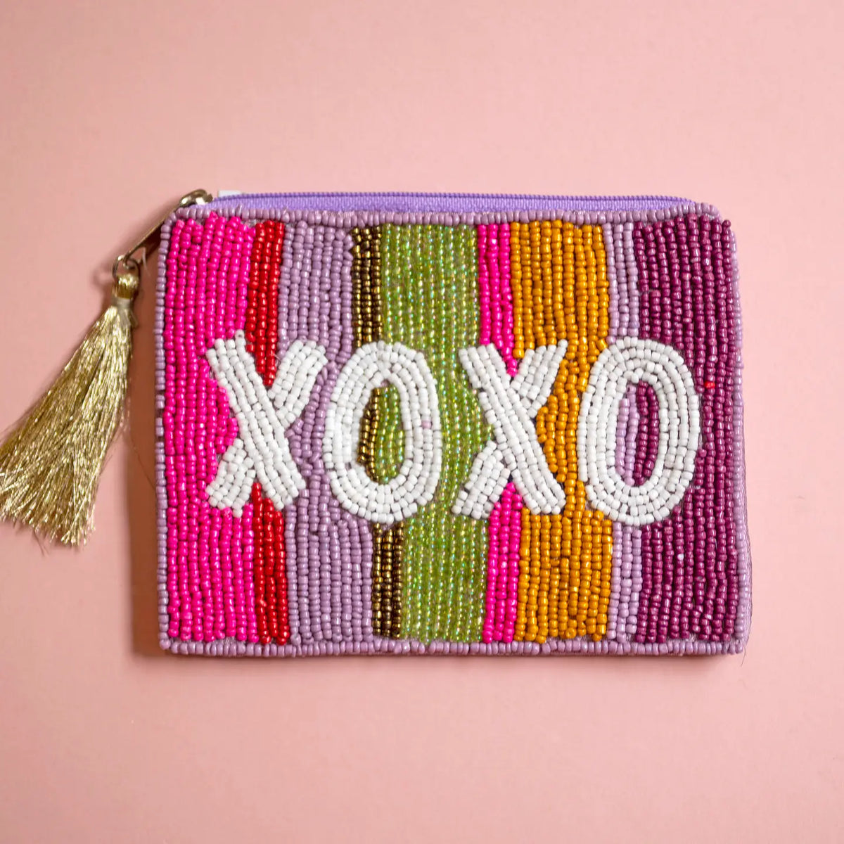 Beaded Zip Pouch - Various Designs