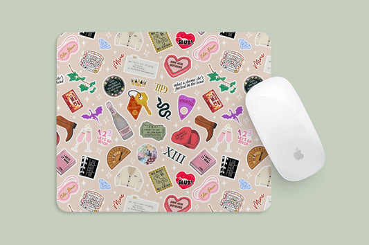 Mousepad Taylor Icons Pattern