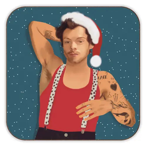 Cork Coaster Harry Christmas