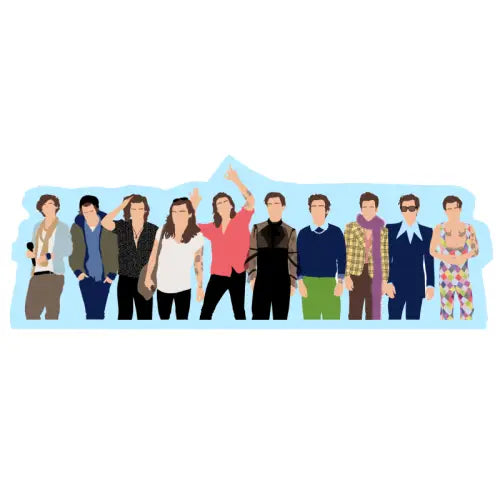 Die Cut Sticker - Iconic Harry Outfits