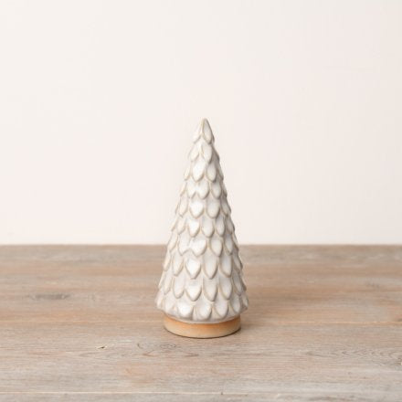 SCALLOPED CERAMIC TREE