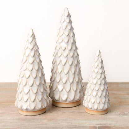 MEDIUM SCALLOPED GLAZED TREE