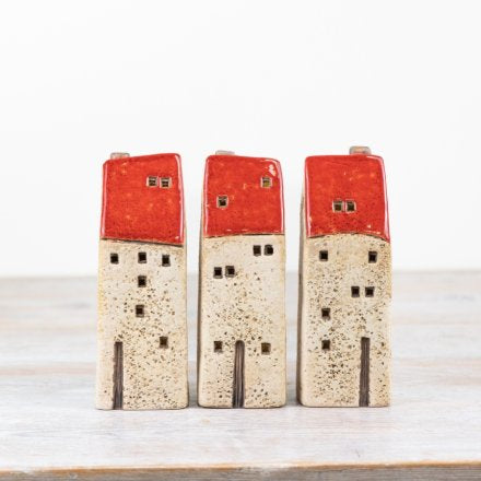 RUSTIC LED HOUSES 18CM