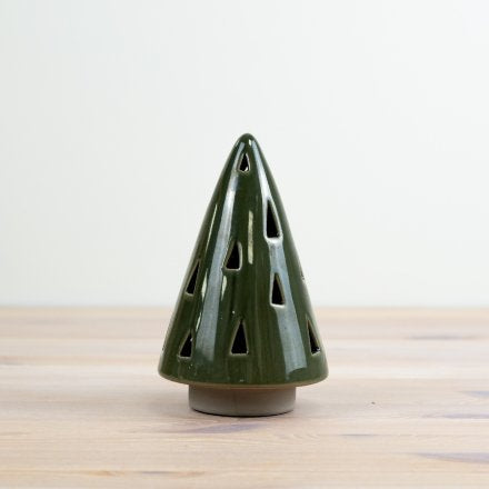 15CM GREEN LED TREE