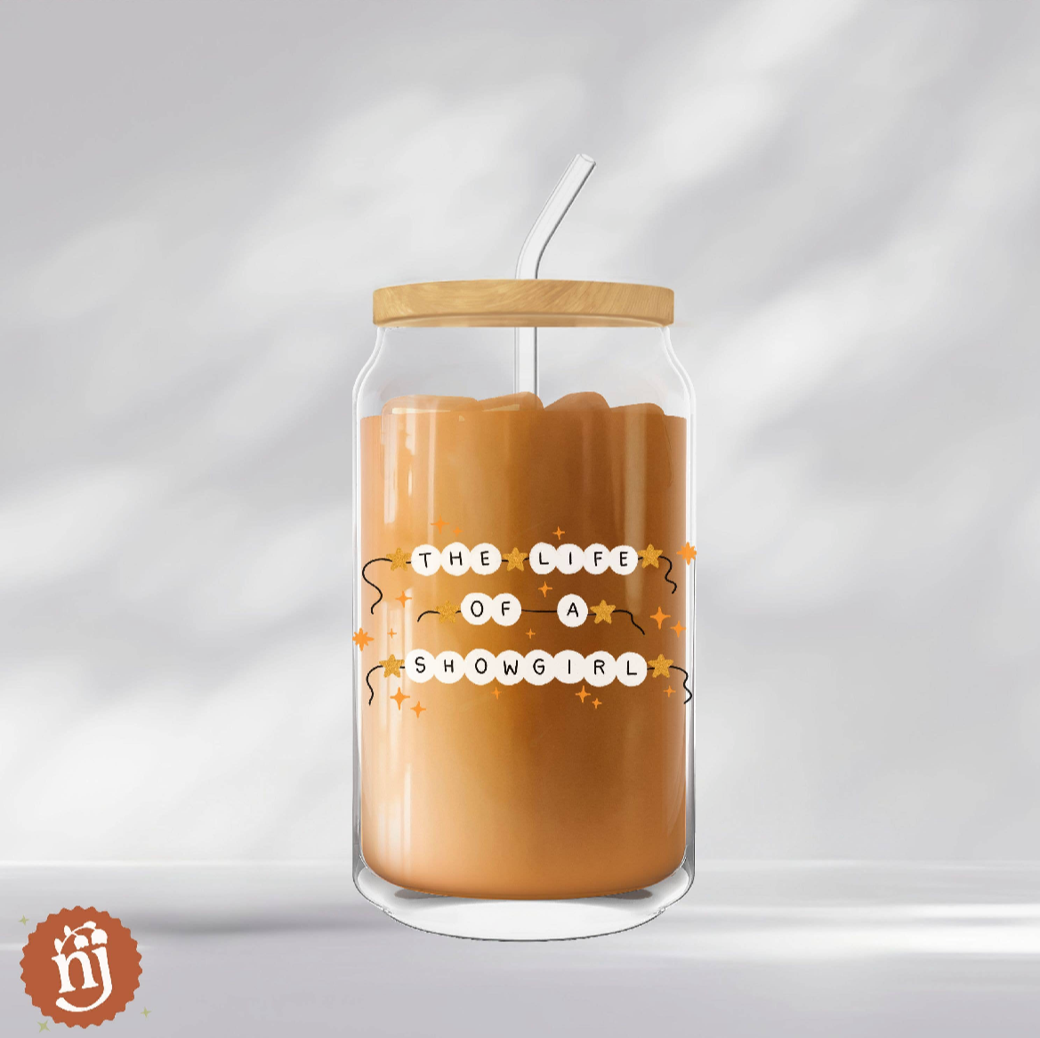 Taylor Inspired Friendship Bracelet Glass Can Tumbler - 16 oz