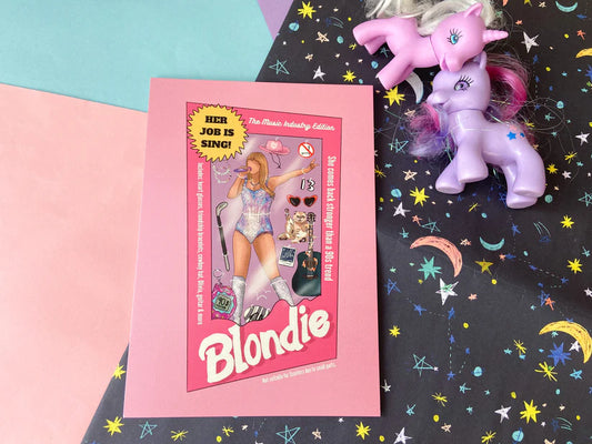 Taylor as Barbie A5 print