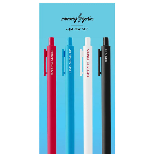 Law and Order Pen Set