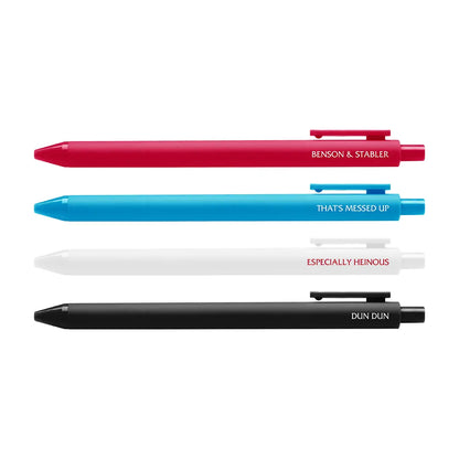 Law and Order Pen Set