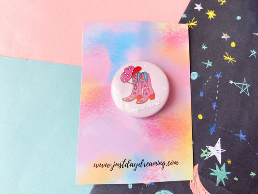 Cowboy Like Me Badge - Eras Pin