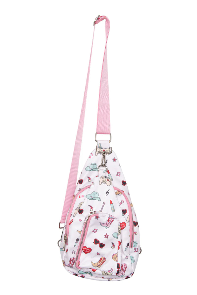 TS Inspired Icons Sling Bag