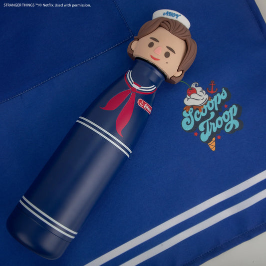 Stranger Things Water Bottle (Steve Scoops Ahoy)