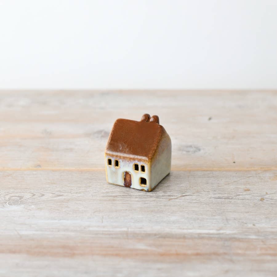 Brown Rood LED House - 5.5cm