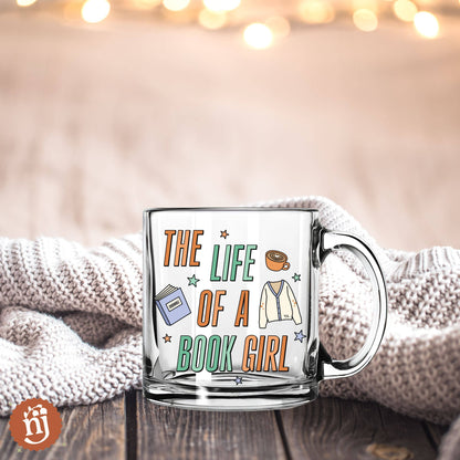 Taylor Showgirl Era Inspired Life of a Book Girl Glass Mug