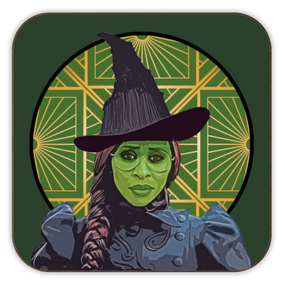 Coaster - Art Deco Elphaba - Wicked