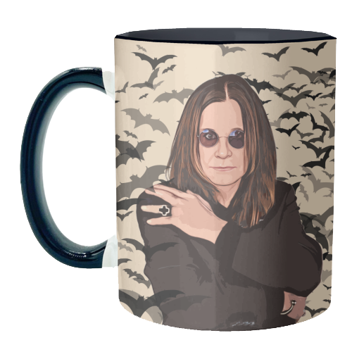 Art Wow Mug - 'Ozzy & Bats' by DOLLY WOLFE