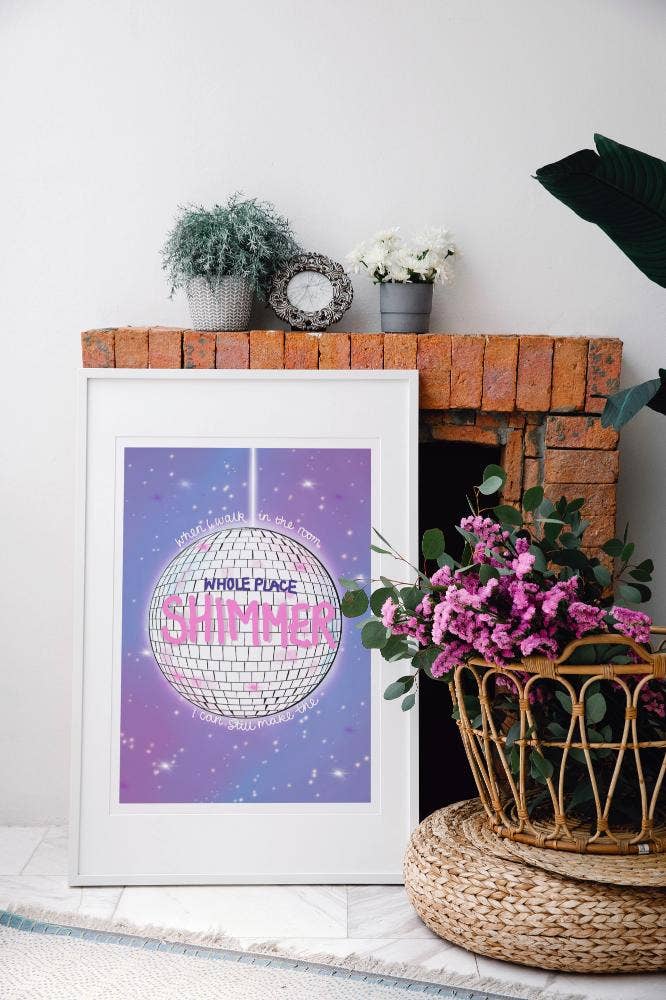 "Whole Place Shimmer" Taylor Swift Inspired Art Prints