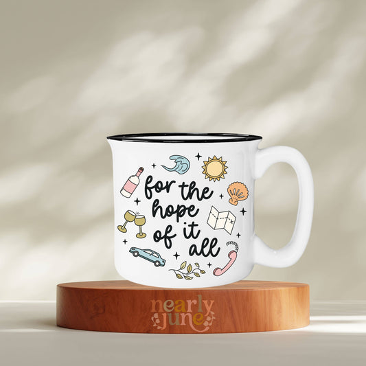 PREORDER - Taylor Inspired for the Hope of It All Ceramic Campfire Mug