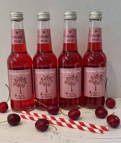 Plum and Cherry Posh Pop 275ml by Breckland Orchard