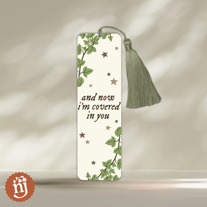 Taylor Swift Inspired "Now I'm Covered In You" Bookmark