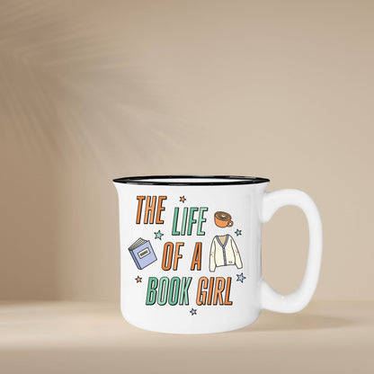 Taylor Showgirl Era Life of a Book Girl Campfire Mug