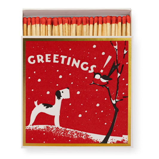 Archivest Gallery Winter Greetings! - Square - Christmas Safety Matches🎄