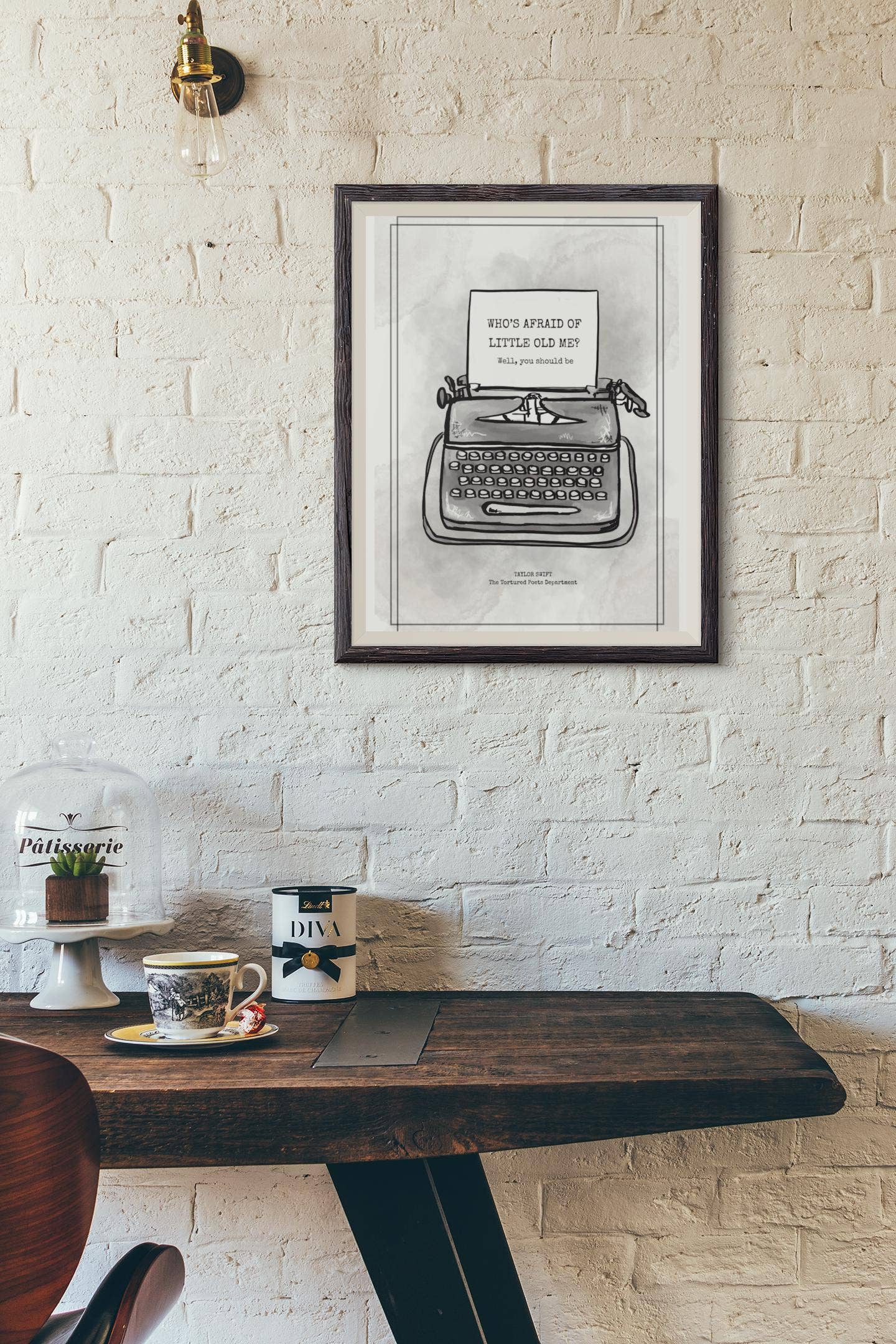 A3 Print - “Who’s Afraid of Me?” Taylor Swift Inspired