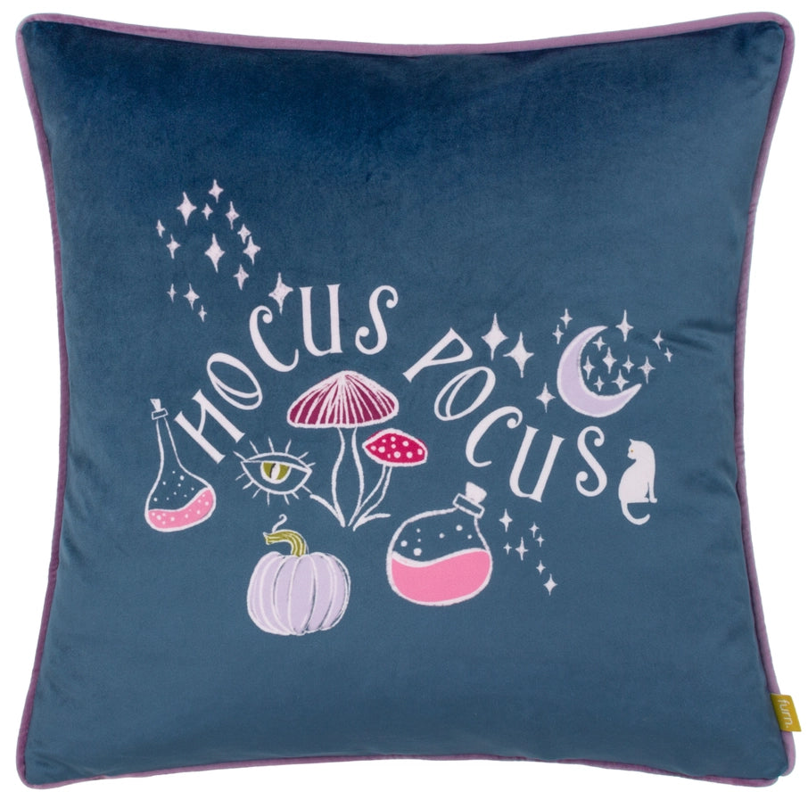 Hocus Pocus Cushion - Pink and Blue