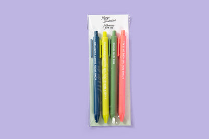 Folklore Evermore Gel Pen Set of 4