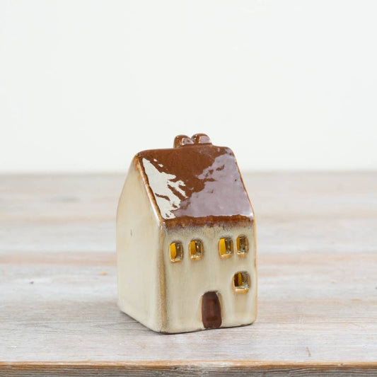 LED Brown Roof House - 10 Cm